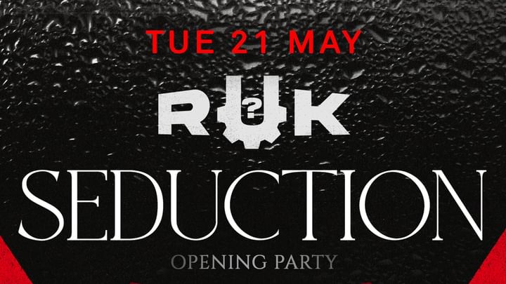 Cover for event: SEDUCTION by R U K? w/ RYAN RESSO 