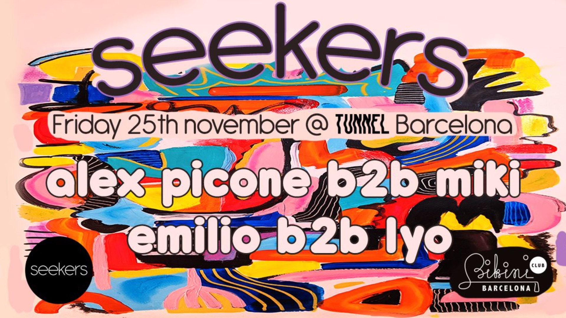 seekers - Alex Picone b2b Miki, Emilio b2b Lyo image
