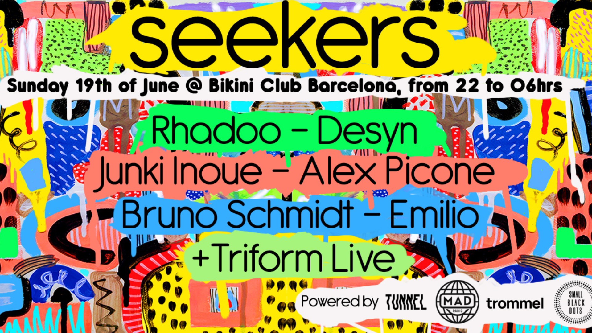 seekers - OFF The Record at TUNNEL Barcelona image