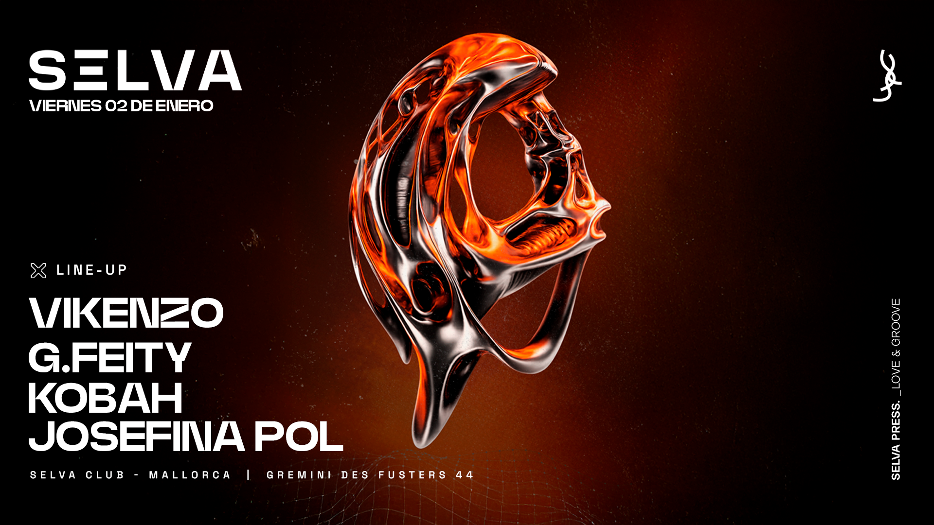 SELVA Press “Love & Groove” image