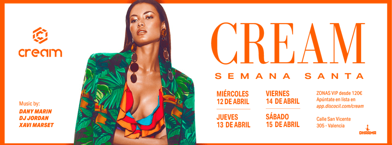 Semana Santa en Cream | Sábado Noche image