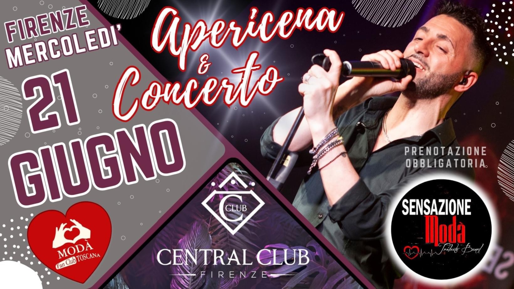 SENSAZIONE MODA' - APERICENA E CONCERTO TRIBUTO AI MODA' image