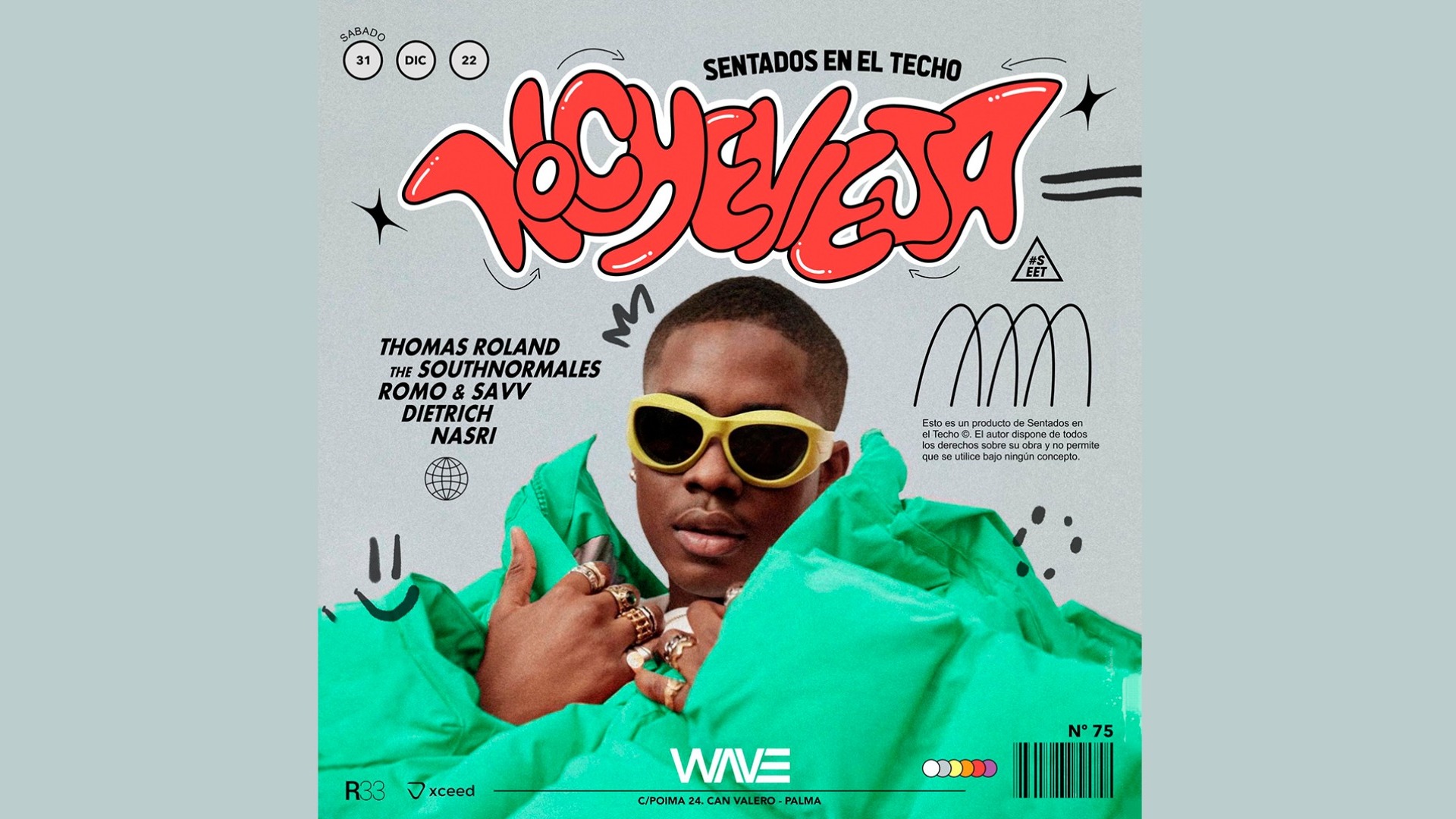 SENTADOS EN EL TECHO pres. NOCHEVIEJA image