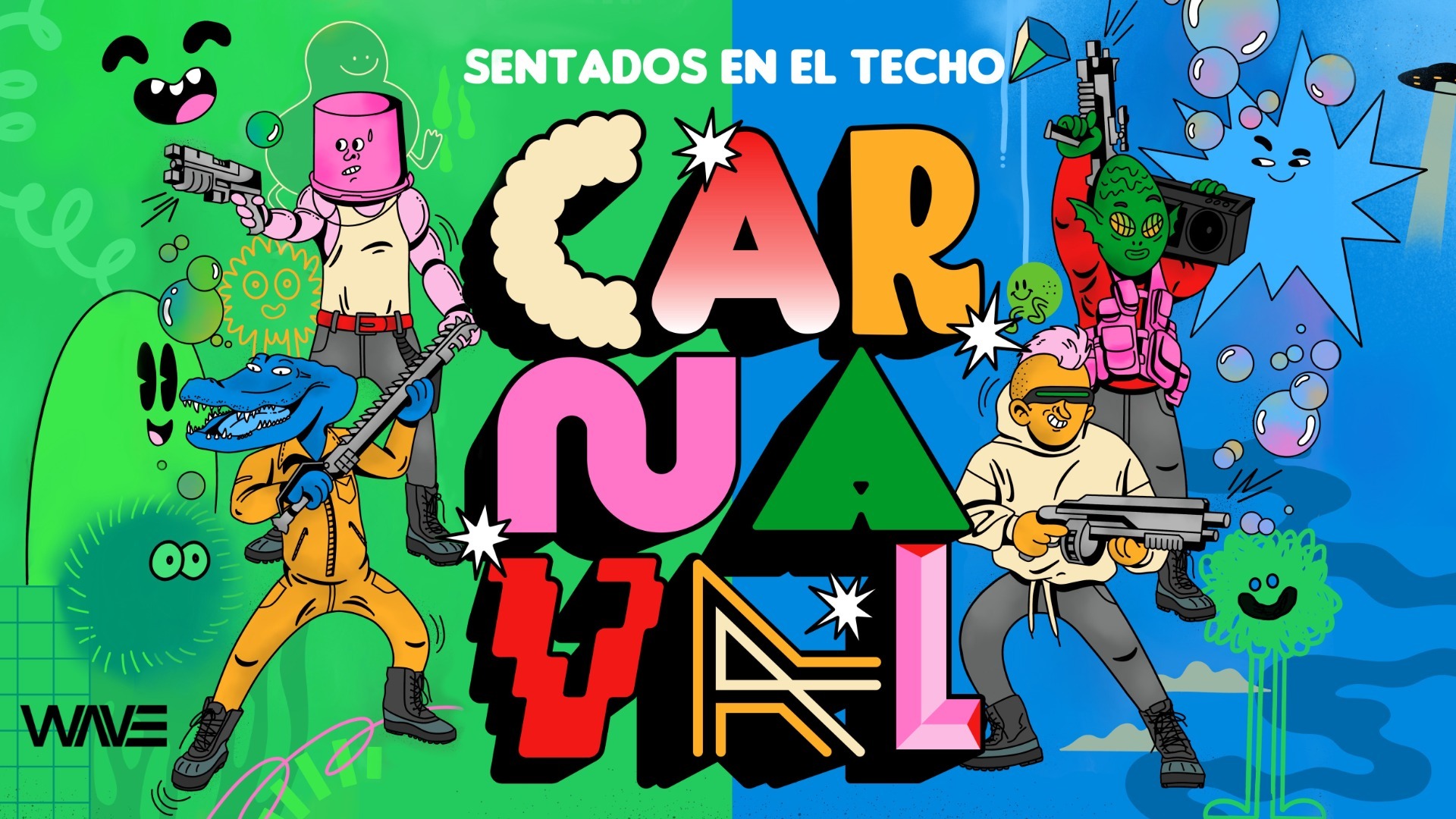 SENTADOS EN EL TECHO present CARNAVAL 2023 image