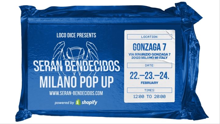 Cover for event: Serán Bendecidos by Loco Dice - Pop Up Store - Milano FW24 