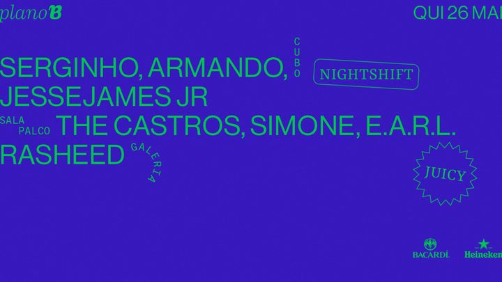 Cover for event: Serginho, Armando, JesseJames Jr, The Castros, Simone, E.A.R.L., Rasheed
