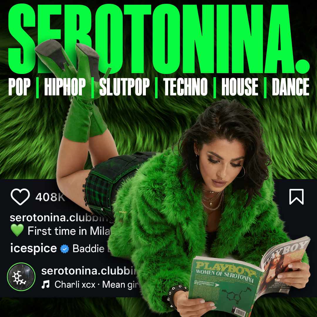 SEROTONINA. Not your usual pop party image