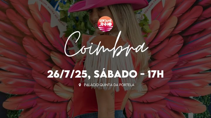 Cover for event: Sertanejinho Coimbra 26/7/25