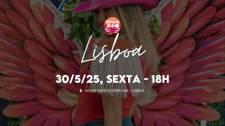 Cover for event: Sertanejinho Lisboa 30/5/25