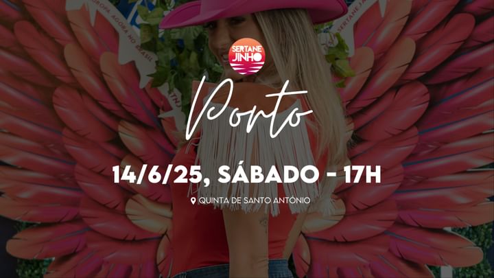 Cover for event: Sertanejinho Porto 14/6/25
