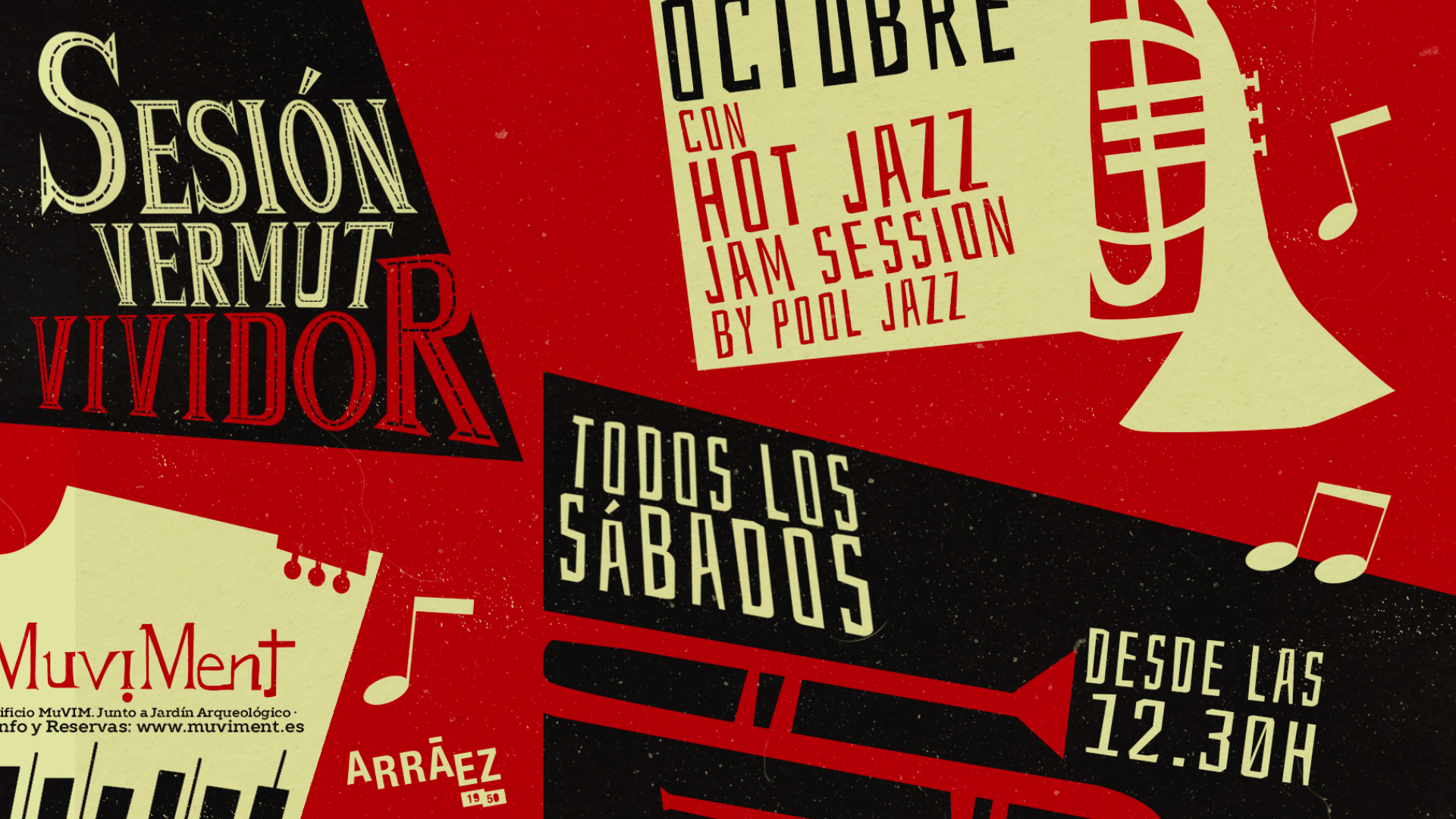 Sesión Vermut Vividor con Hot Jazz Jam Session by Pool Jazz