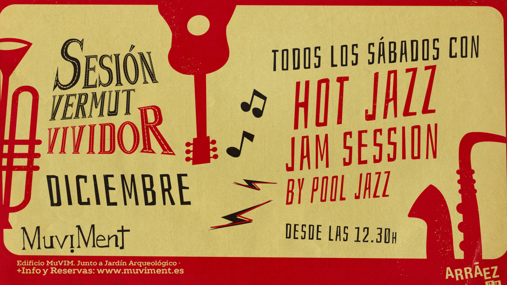 Sesión Vermut Vividor con Hot Jazz Jam Session by Pool Jazz