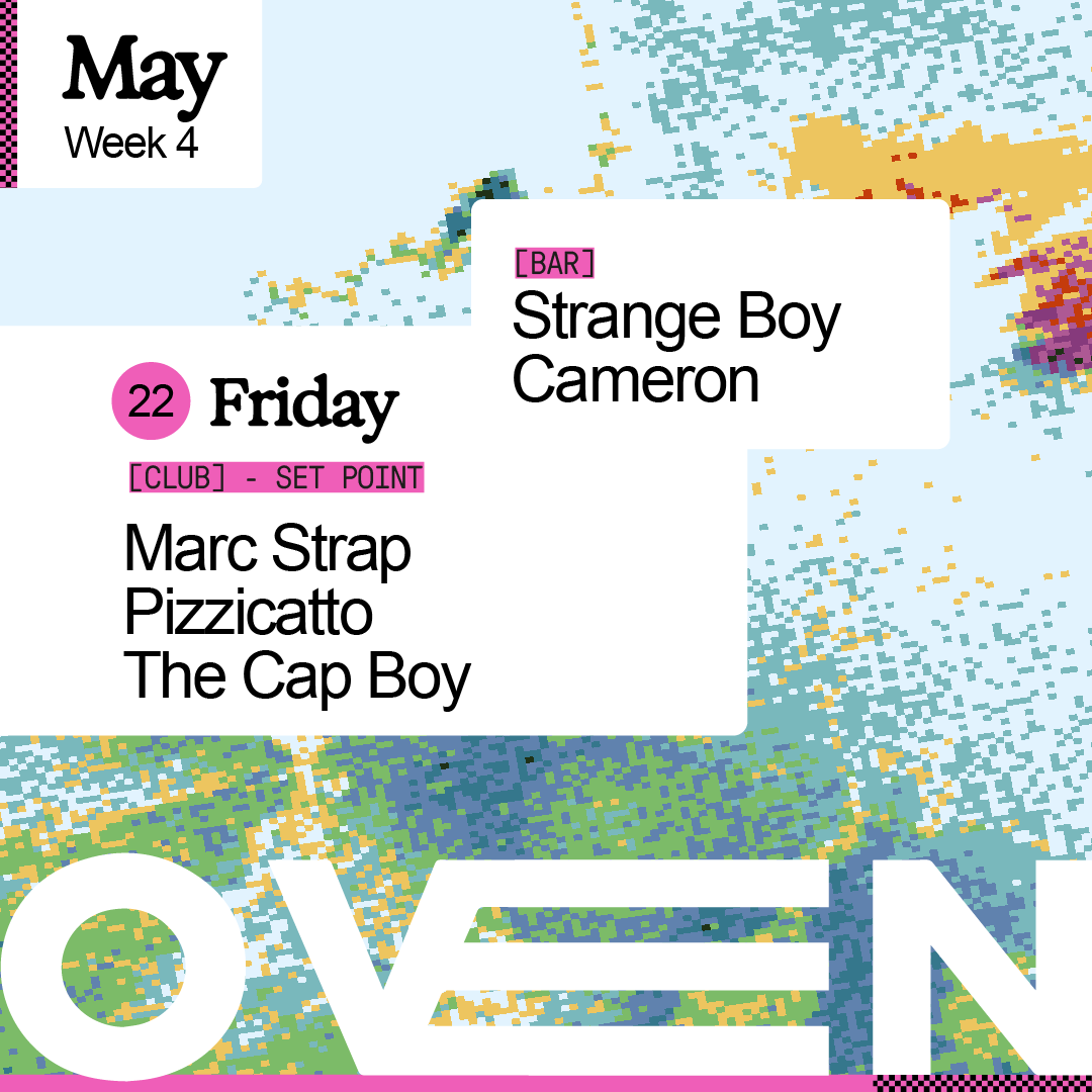 Set Point: Marc Strap + Pizzicatto + The Cap Boy / Bar: Strange Boy & Cameron  image