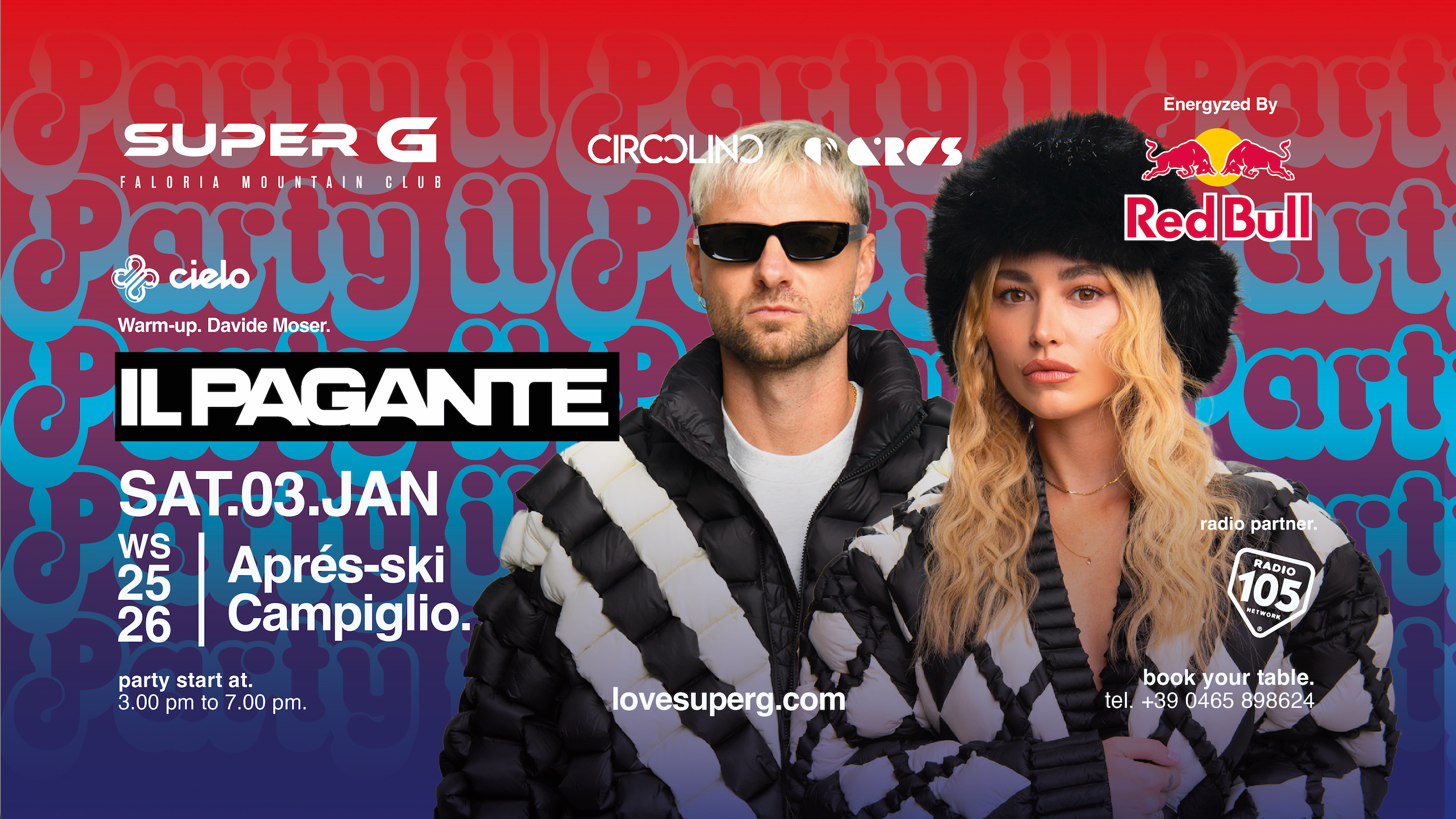 SETTIMANA BIANCA IL PARTY presents IL PAGANTE @Super G image