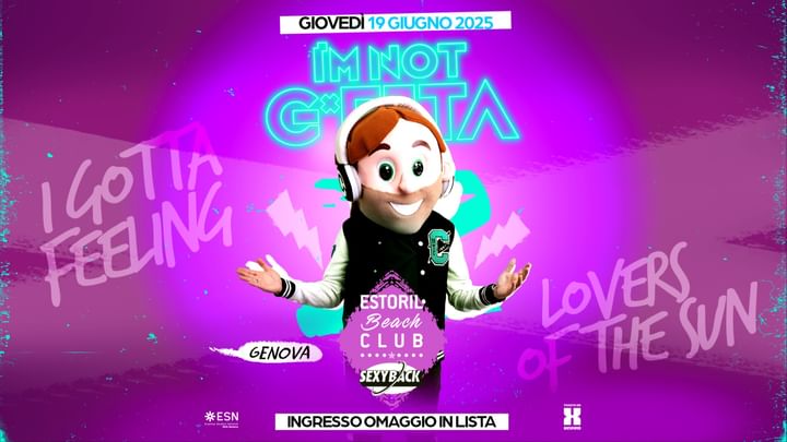 Cover for event: Sexy Back w/ I'm Not G*etta @ Estoril Beach Club