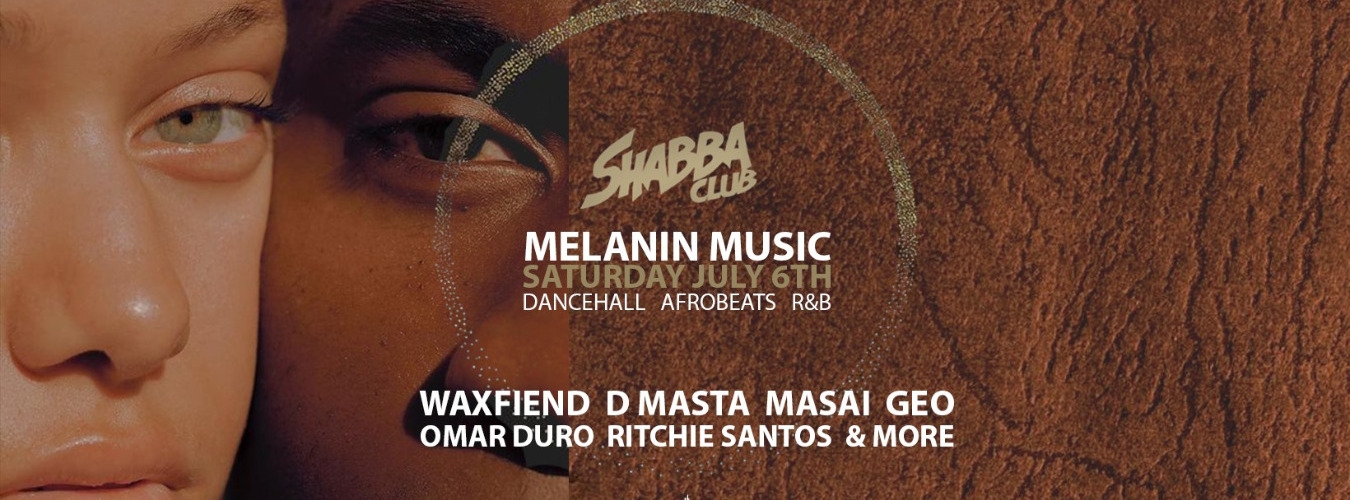 SHABBA CLUB - MELANIN MUSIC image