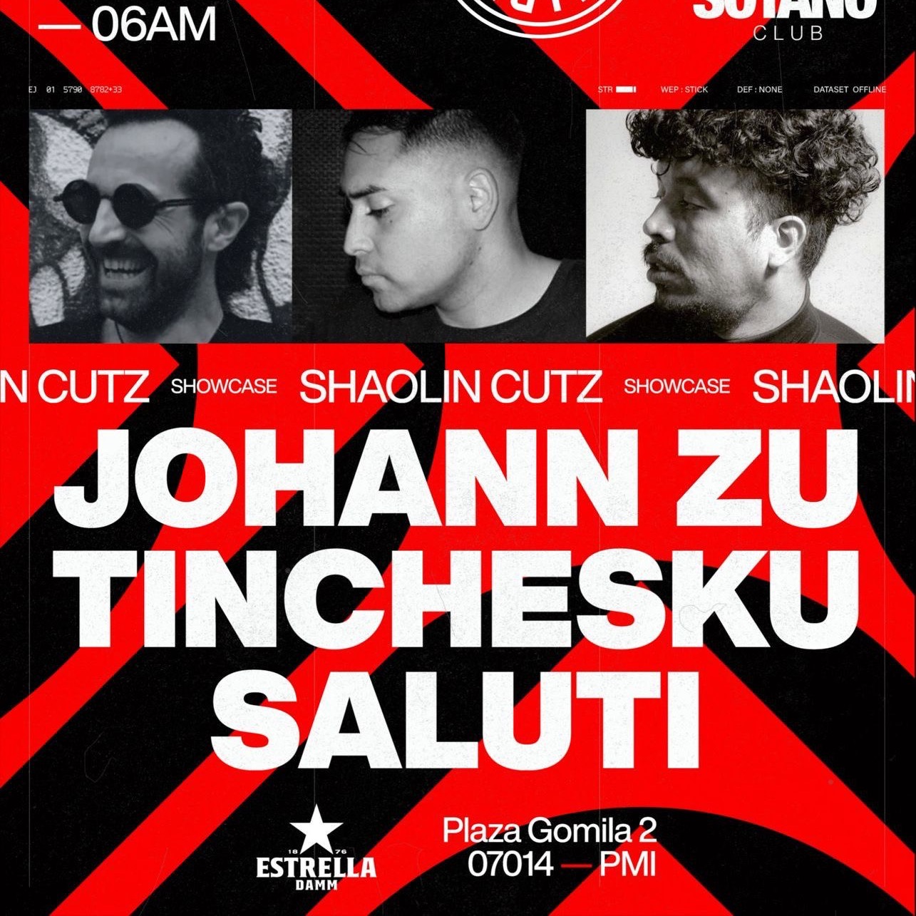 SHAOLIN CUTZ RECORDS SHOWCASE w/ Johann ZU + Tinchesku + Saluti image