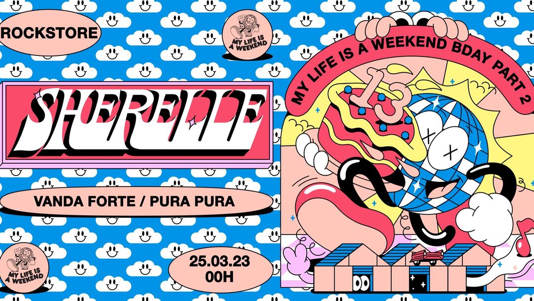 SHERELLE • MY LIFE BDAY PART.2 / Montpellier, Rockstore event cover