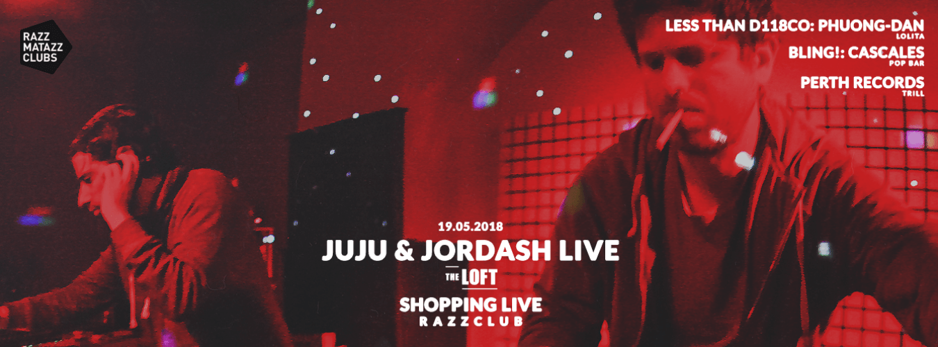 Shopping LIVE @ Razzclub | Juju & Jordash LIVE @ The Loft image