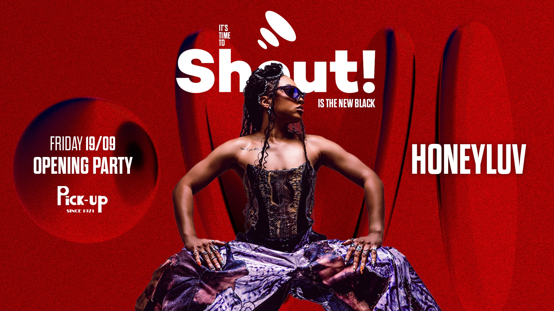 Shout! Opening Party w/ HONEYLUV  image