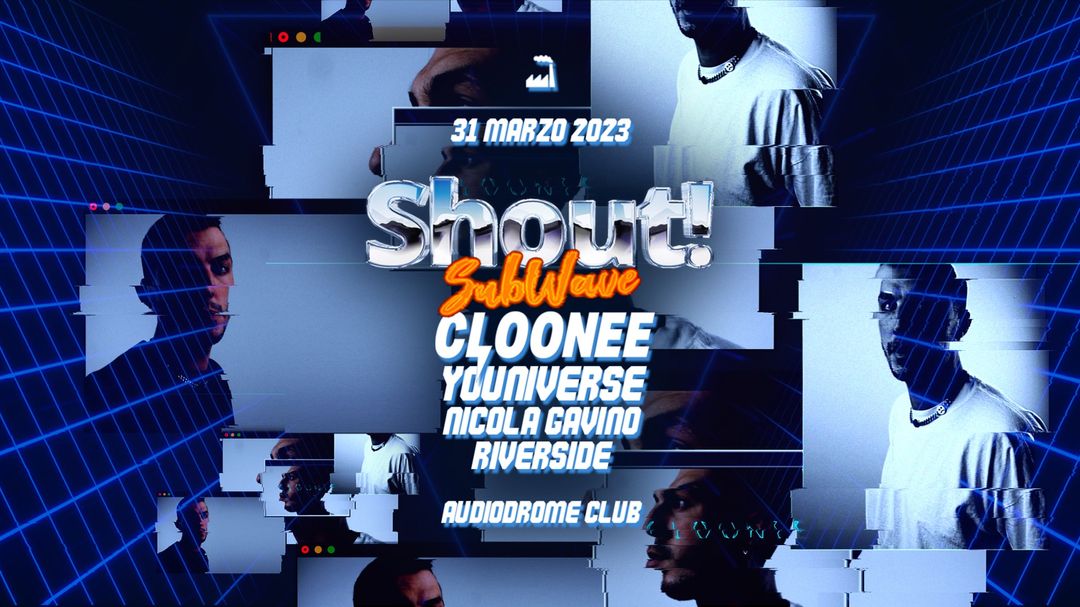 SHOUT! w/ Cloonee-Eventplakat