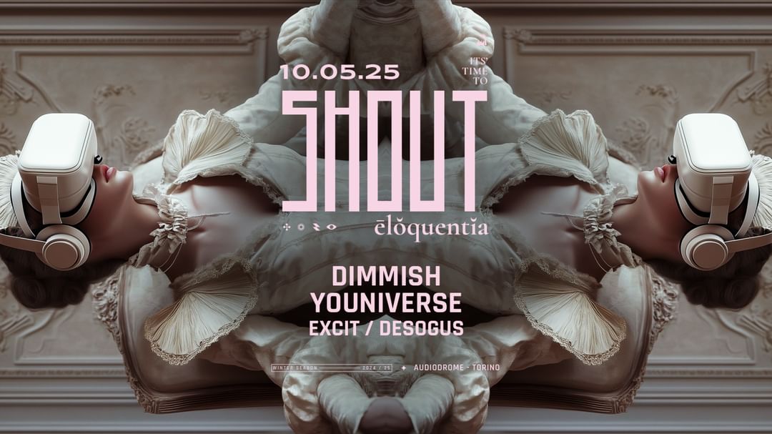 Cartel del evento SHOUT! w/ Dimmish