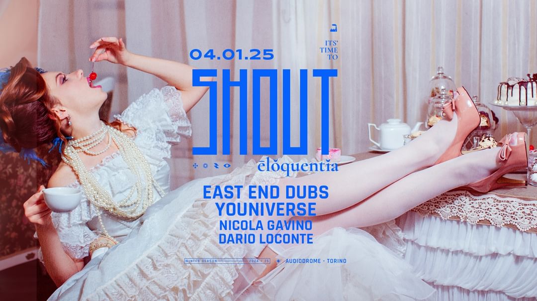 Cartel del evento SHOUT! w/ East End Dubs