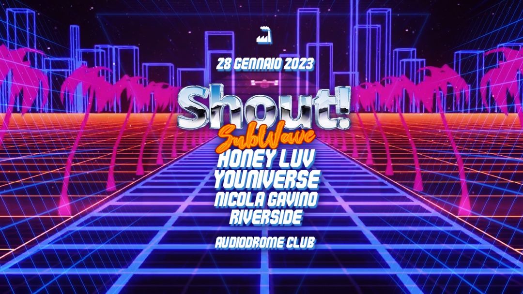 Cartell de l'esdeveniment SHOUT! w/ Honey Luv