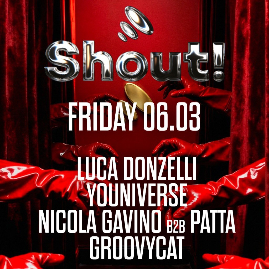 SHOUT! w/ LUCA DONZELLI (is the new black) image