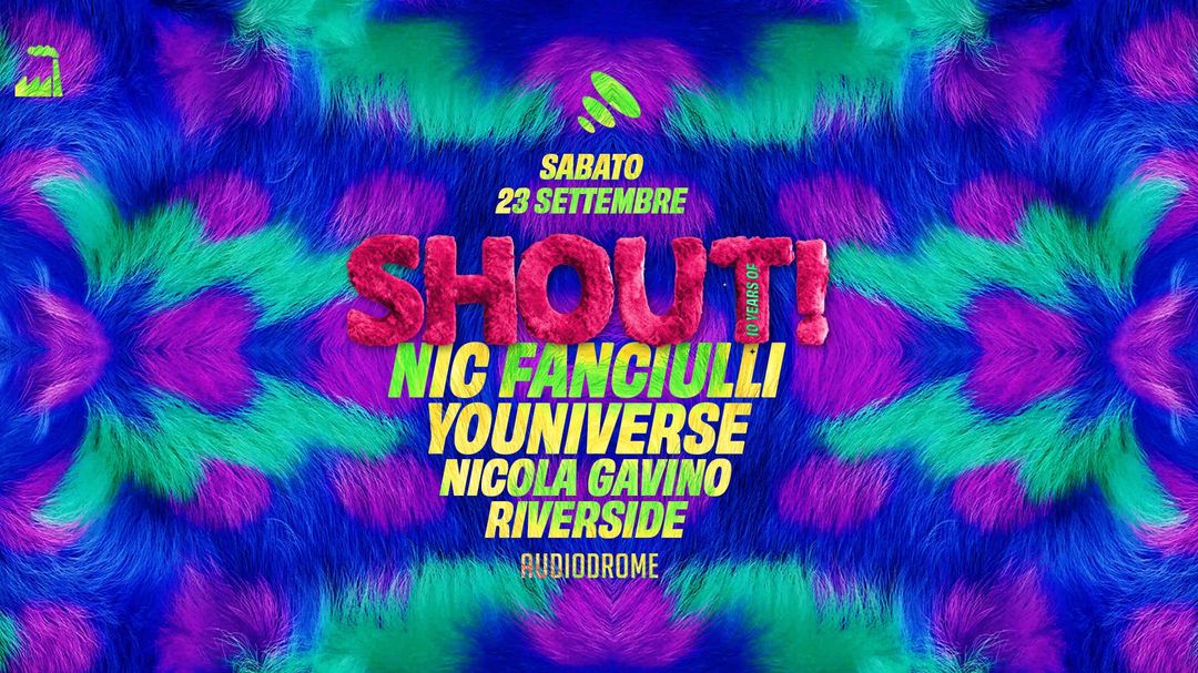 Copertina evento SHOUT! w/ Nic Fanciulli