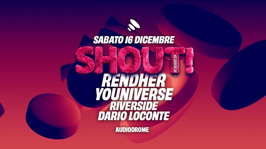 SHOUT! w/ Rendher event cover