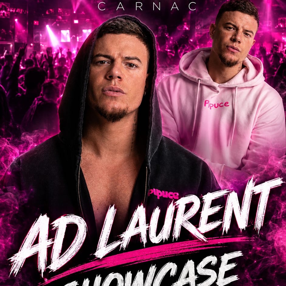 Affiche de la soirée Show Ad Laurent au Hïght, boîte de nuit à Carnac