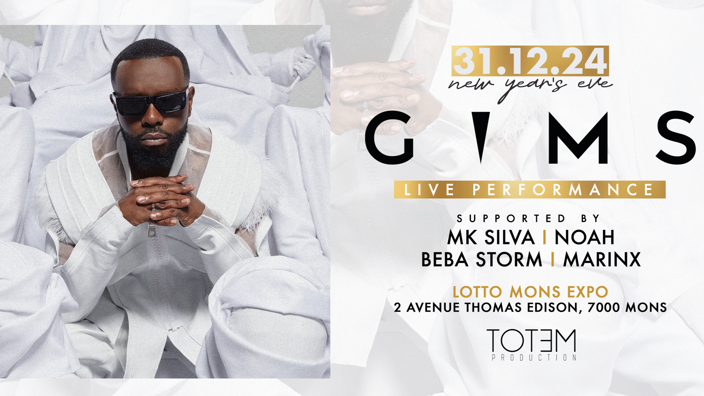 GIMS ● SHOWCASE & PARTY ● NOUVEL AN 2025 ● LOTTO MONS EXPO >> BY YUNITY image
