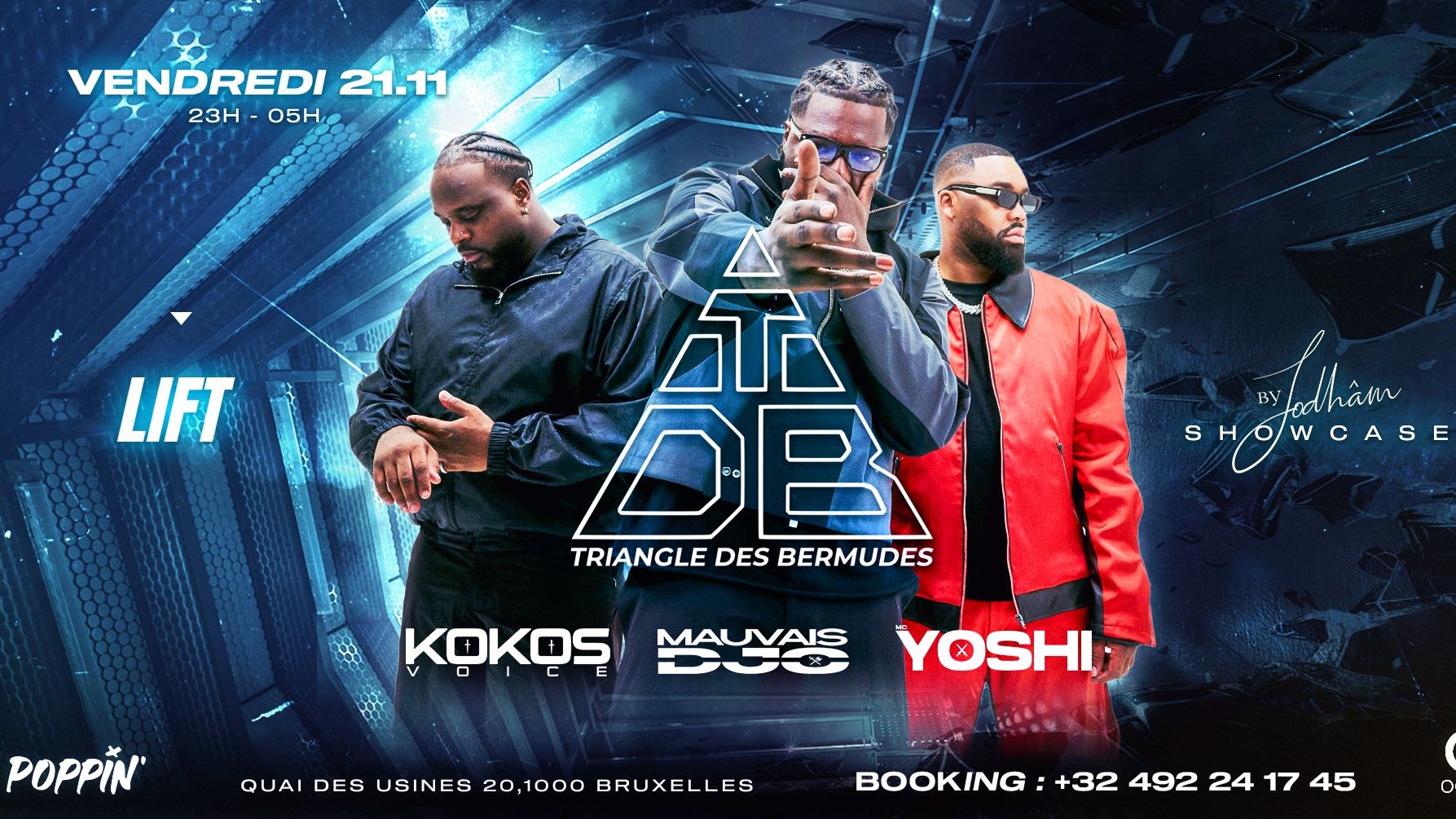 SHOWCASE TRIANGLES DES BERMUDES AU LIFT 21 NOVEMBRE image