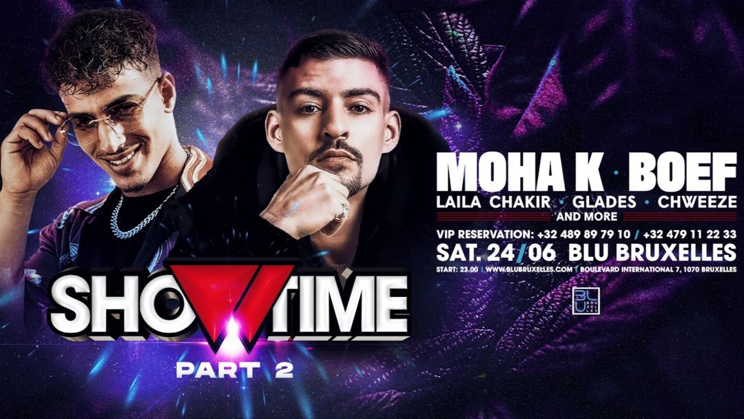 Cartel del evento SHOWTIME ! | 24.06.2023 | BLU BRUXELLES