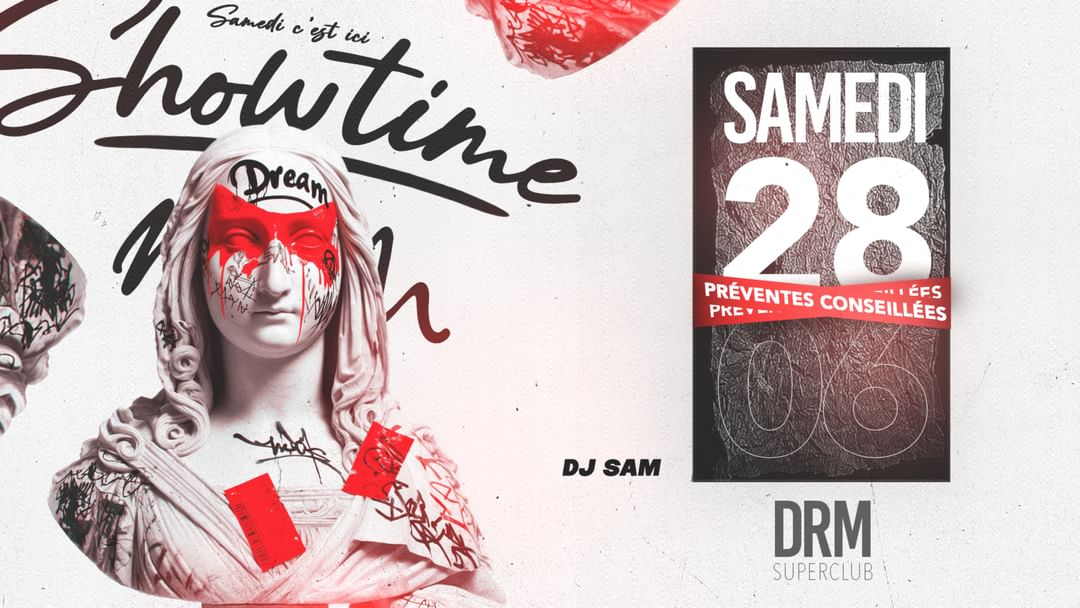 SHOWTIME ! SAM 28 06 25-Eventplakat