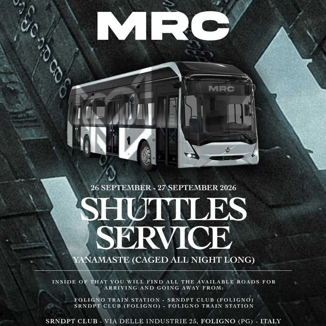 SHUTTLES SERVICE | 26-27 September , 2026 | MRC - YANAMASTE (Caged All Night Long) image