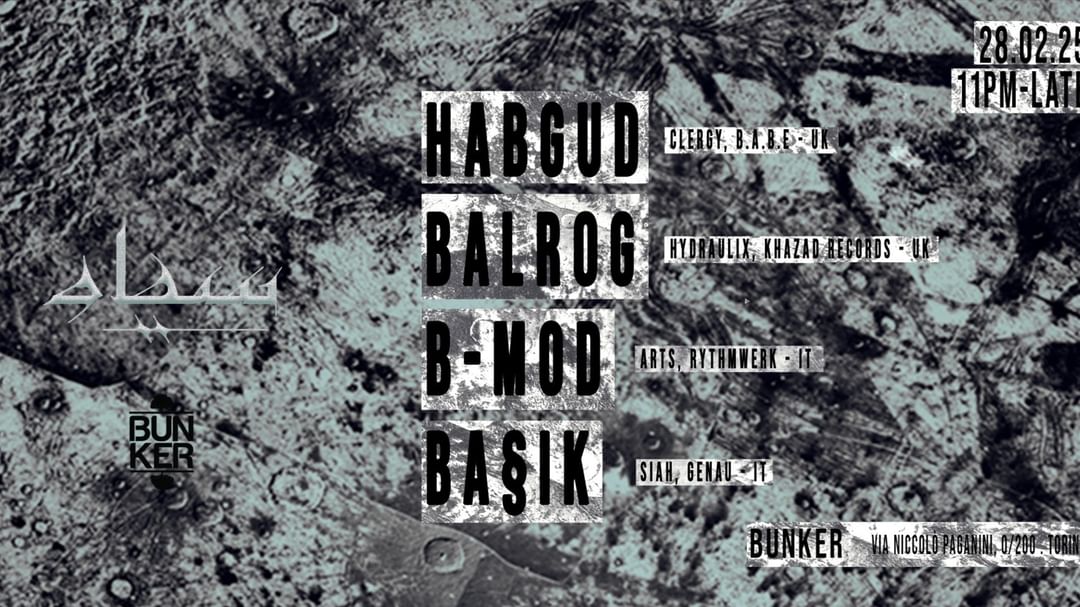 SIAH Clubnight at BUNKER event cover