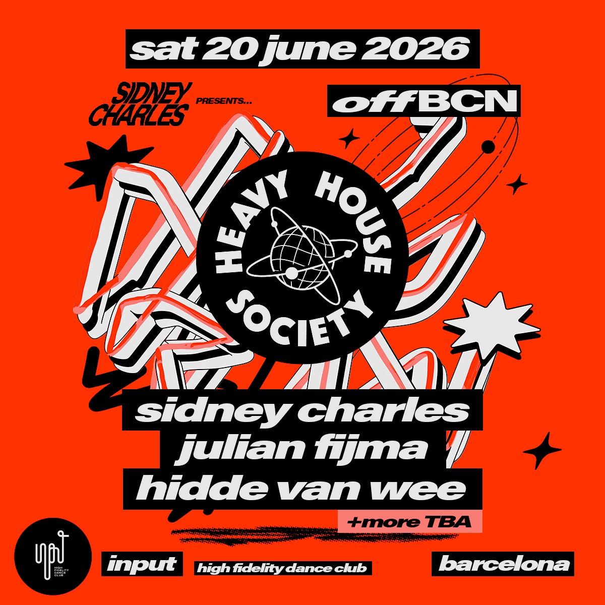 Sidney Charles pres. HEAVY HOUSE SOCIETY OFF BCN image
