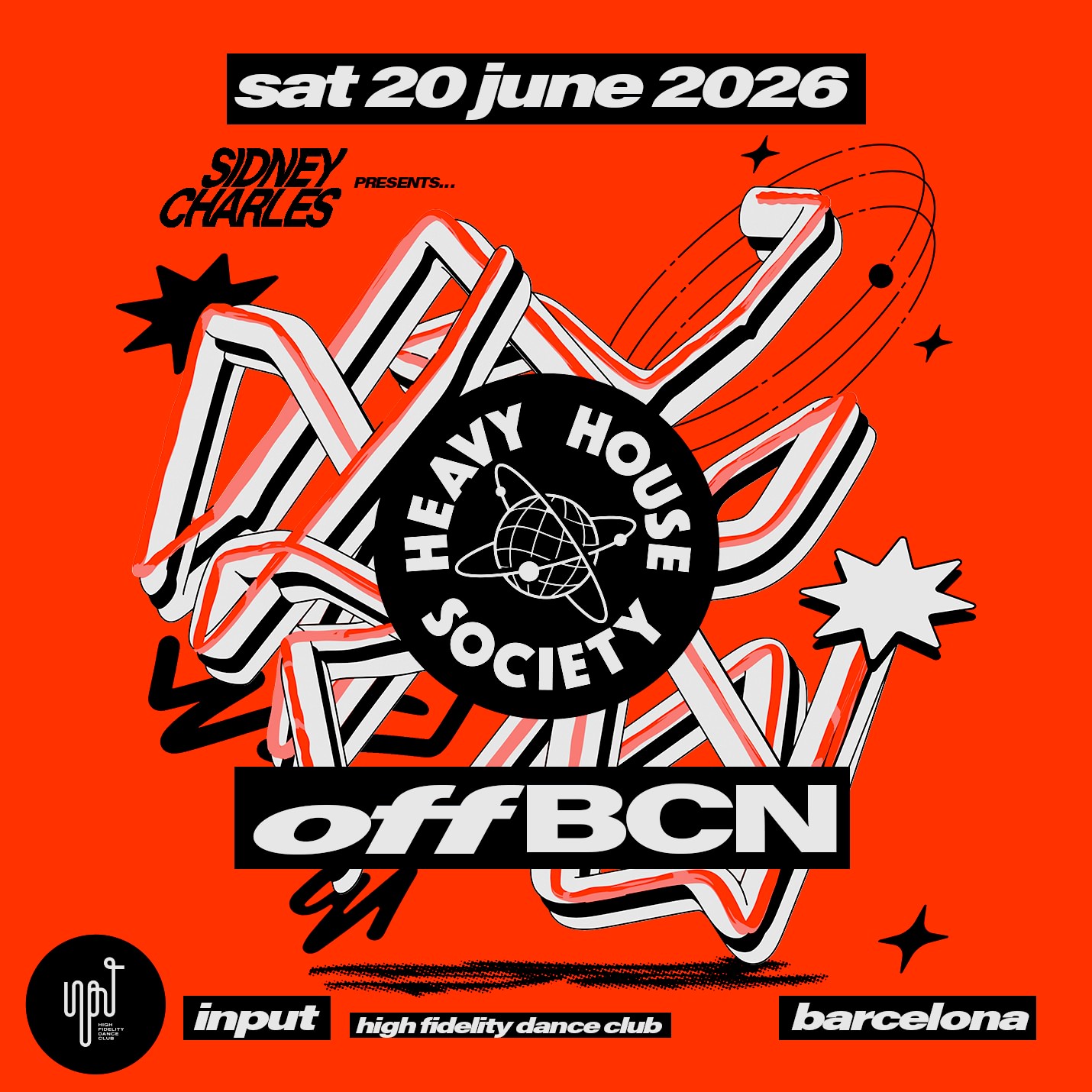 Sidney Charles pres. HEAVY HOUSE SOCIETY OFF BCN image