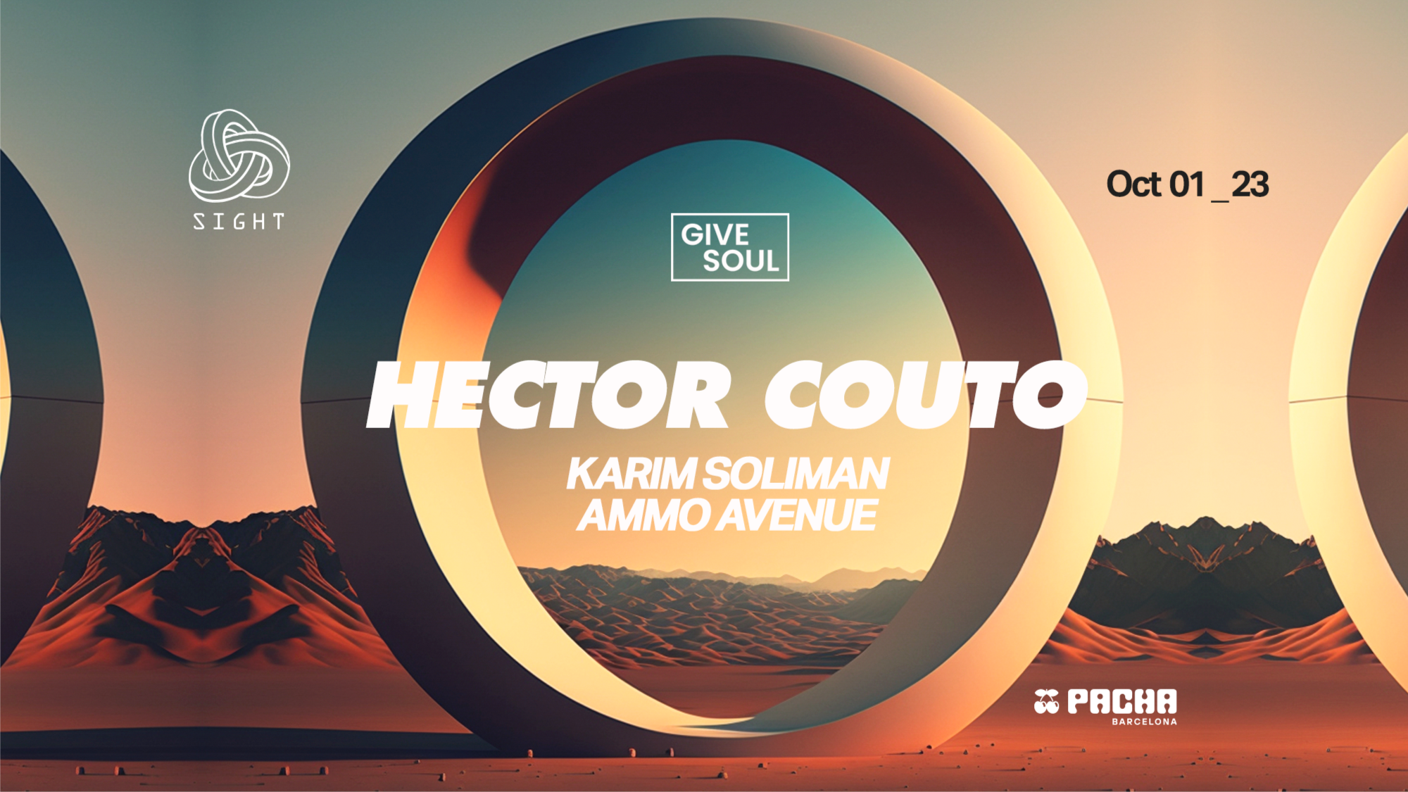SIGHT & Give Soul pres. Hector Couto, Karim Soliman & Ammo Avenue image