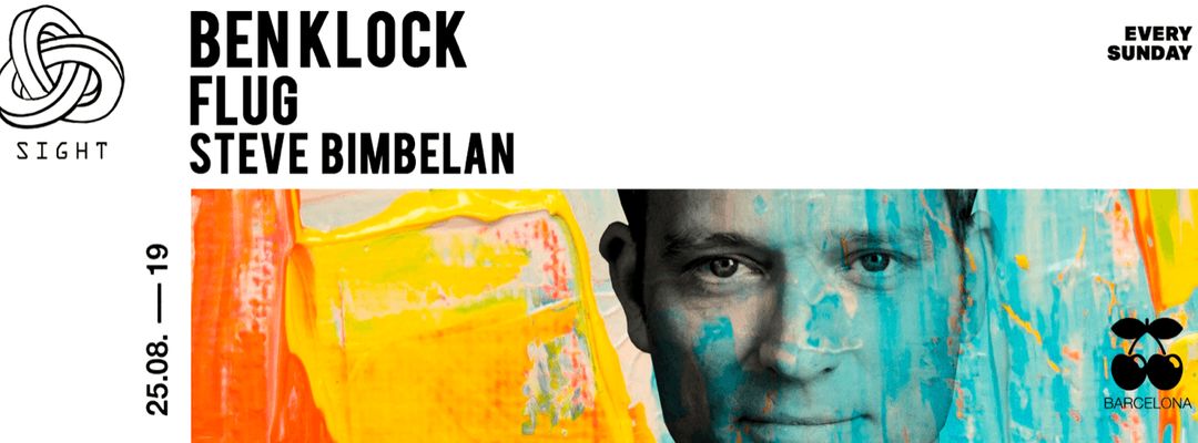 Capa do evento SIGHT pres. Ben Klock, Flug and Steve Bimbelan