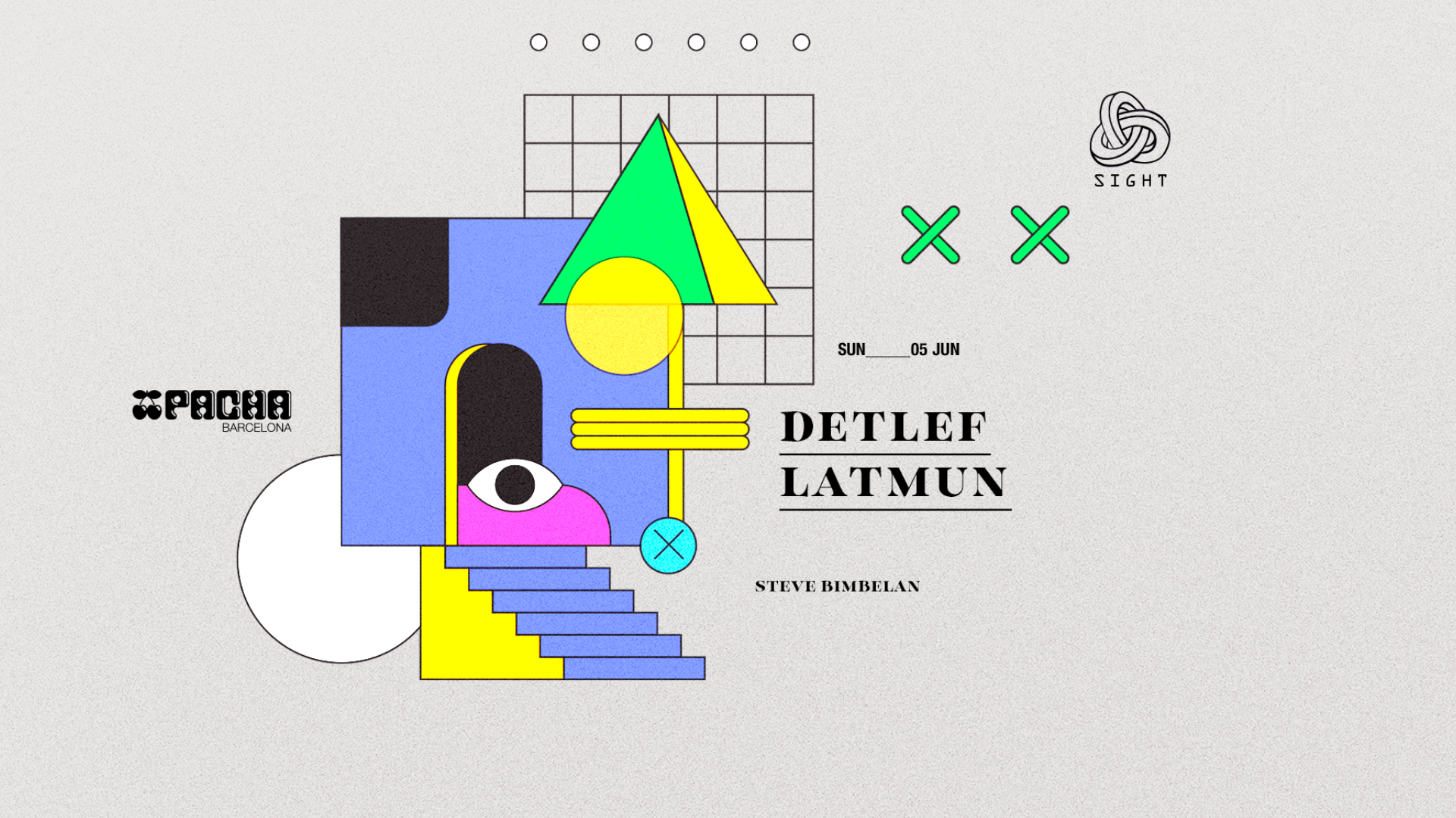 SIGHT pres. Detlef, Latmun & Steve Bimbelan