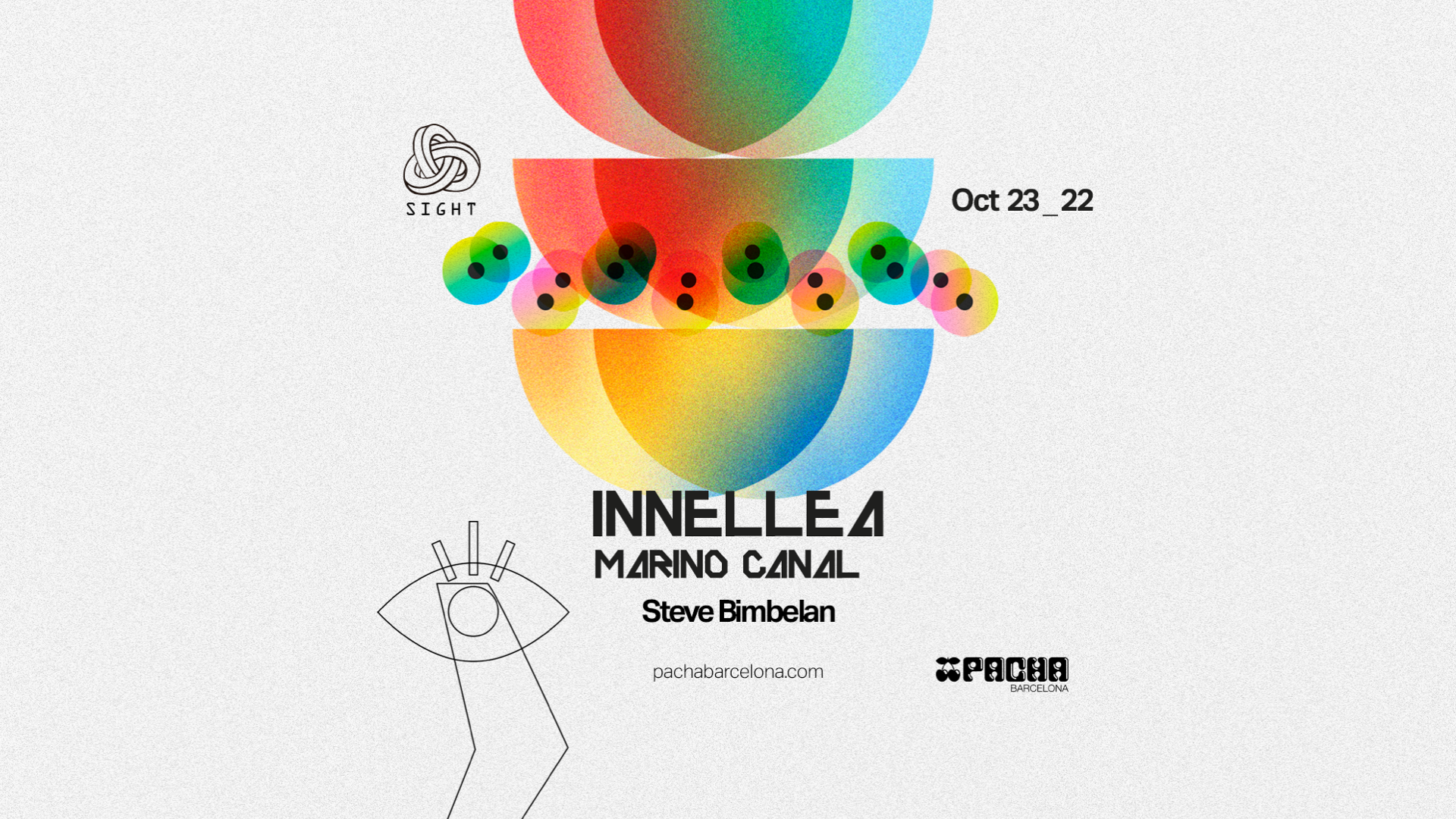 SIGHT pres. Innellea, Marino Canal & Steve Bimbelan