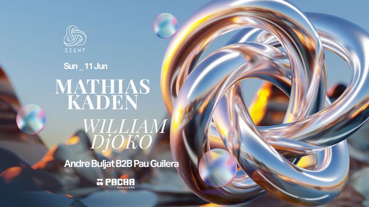 Cover for event: SIGHT pres. Mathias Kaden, William Djoko & Andre Buljat b2b Pau Guilera