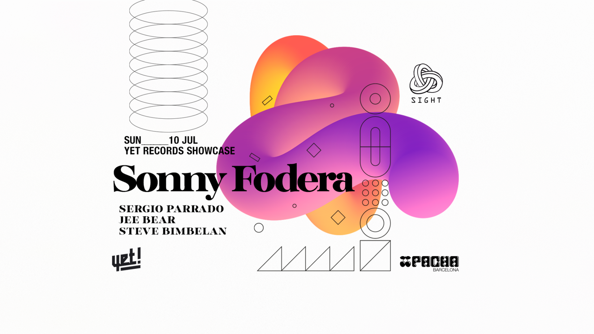 SIGHT pres. Sonny Fodera, Sergio Parrado, Jee Bear & Steve Bimbelan image