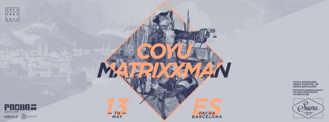 Cartell de l'esdeveniment SIGHT | Suara Night - Coyu & Matrixxman