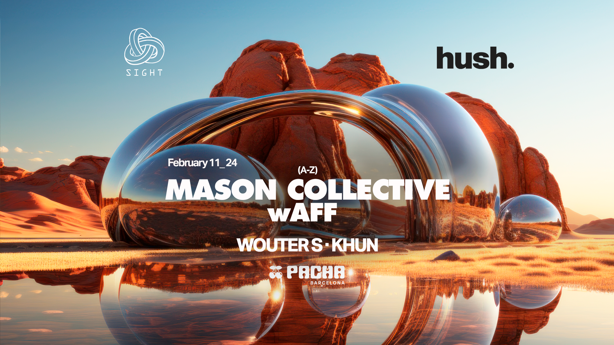 SIGHT w/ Hush pres. Mason Collective, wAFF, Wouter S & Khun image