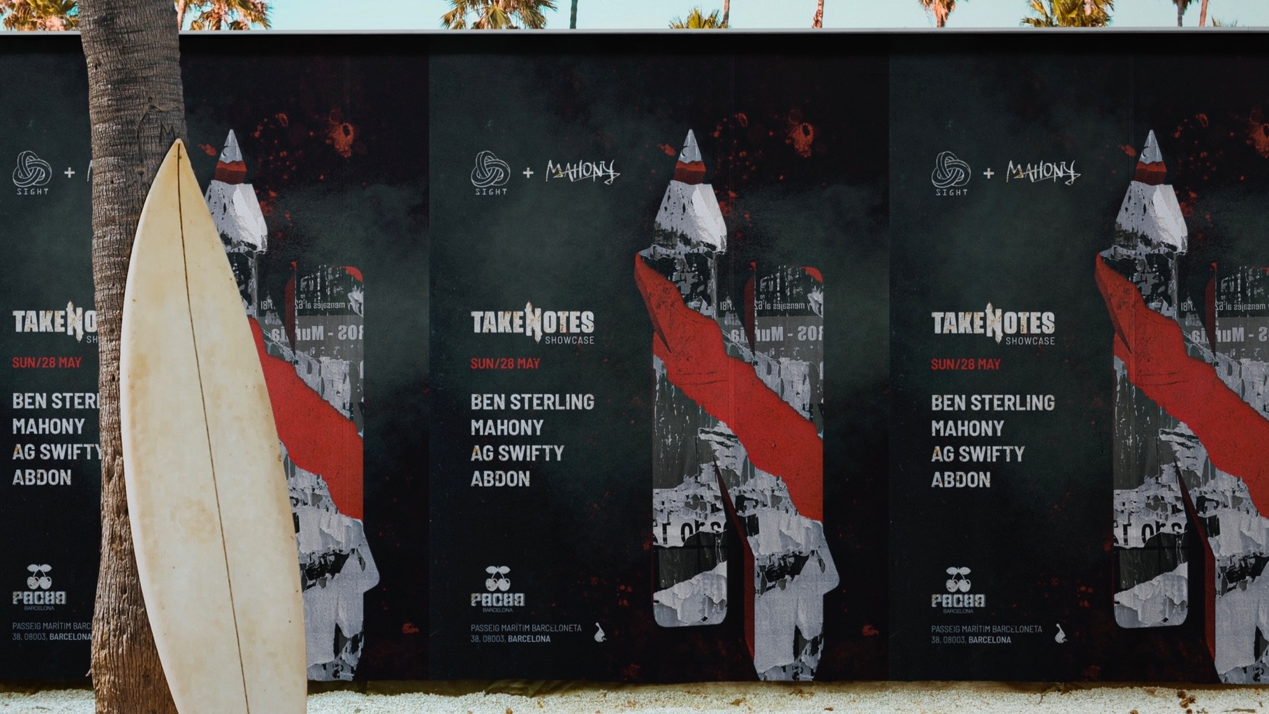 SIGHT w/ Take Notes pres. Ben Sterling, Mahony & Ag Swifty image