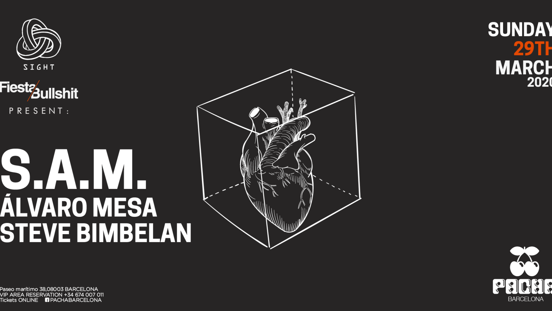 SIGHT with Fiesta & Bullshit pres, S.A.M, Alvaro Mesa and Steve Bimbelan image